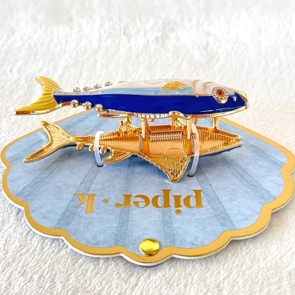 Piper K Yellowfin Tuna Fish Hair Claw Clip